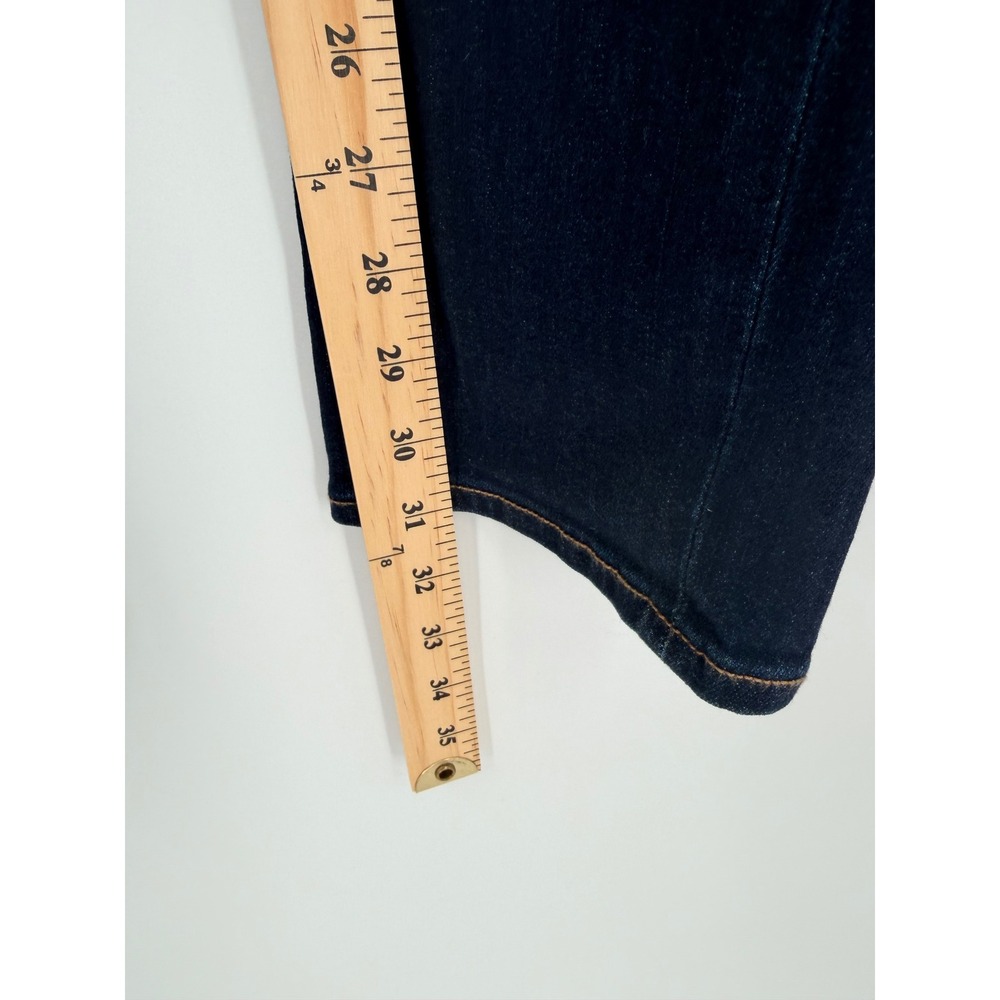 American Eagle Skinny Jeans 10 Long Dark Wash High Rise Classic Denim Minimalist - Picture 5 of 7